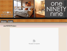 Tablet Screenshot of oneninetyninelofts.com